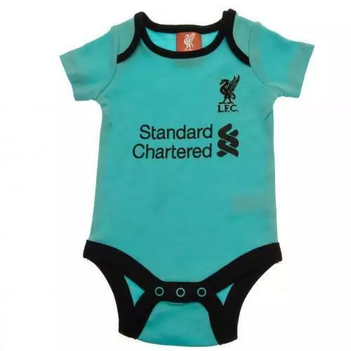 Liverpool Bébé Vest Body Bleu Sarcelle Kit Tout Tailles Lfc Barboteuse Bébé Kit