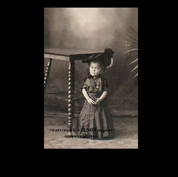 Circus Midget PHOTO Mlle Coretta Dwarf Sideshow Freak circa 1900