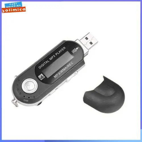8GB USB Flash Drive MP3 Player Voice Recorder FM Digital Radio Red 8G MP3 LCD