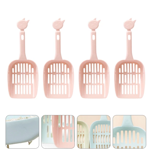 Pala gruesa para gatos mirador pala profunda caja para gatos formato rejilla 4 piezas