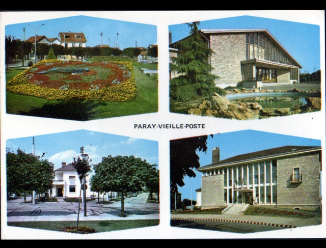 PARAY-VIEILLE-POSTE (91) SALLE DES FETES , BUREAU de POSTE , MAIRIE & VILLAS