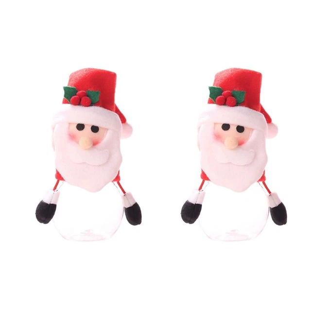 Santa Claus Shape candy Containers 2x Weihnachten Geschenk Box Weihnachten Nesti