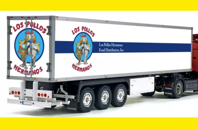14th scale Truck Reefer Box trailer stickers decals BREAKING BAD