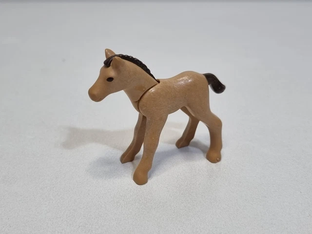 Cheval Playmobil N°4 B équitation écurie Ferme - Accessoire Vintage En Bon état