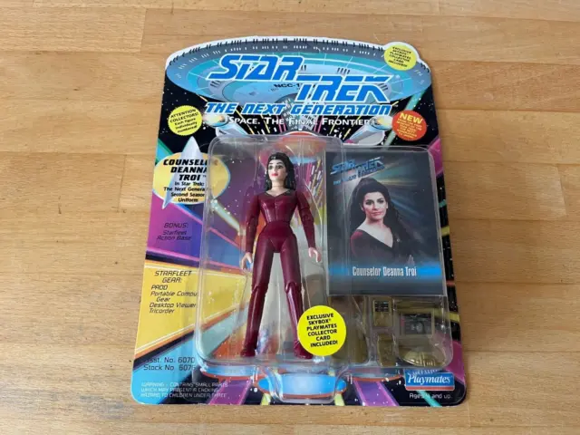 Star Trek The Next Generation Counselor Deanna Troi Carded Playmates figure