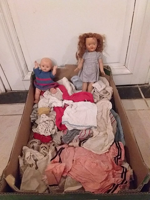 Lot De 2 Poupées Garden Gal De Kenner - 1973 - Taille 18,5 Cm - Bon état Vintage