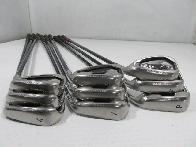 MIZUNO JPX E600 Titanium Face Iron Set 4-9+Pw Quad JPX E600