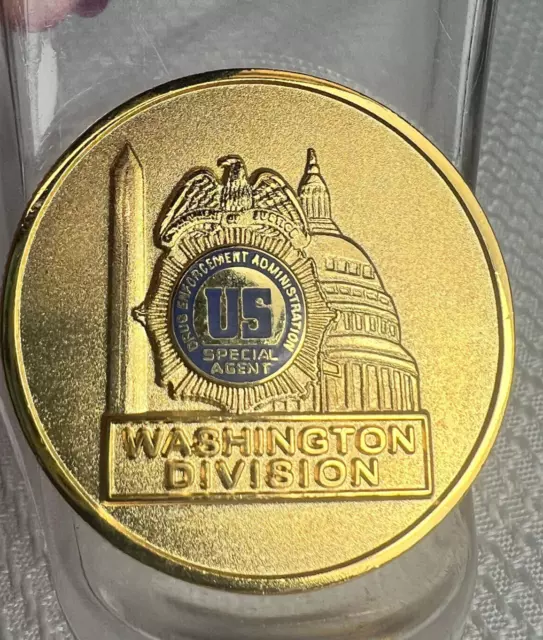 Drug Enforcement Admin. US Special Agent DEA Washington Division Challenge Coin