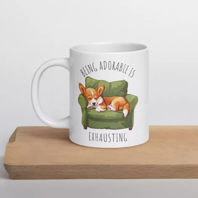 Pembroke Welsh Corgi Dog Design Cup Ceramic Mug Coffee Office Tea Boss Gift