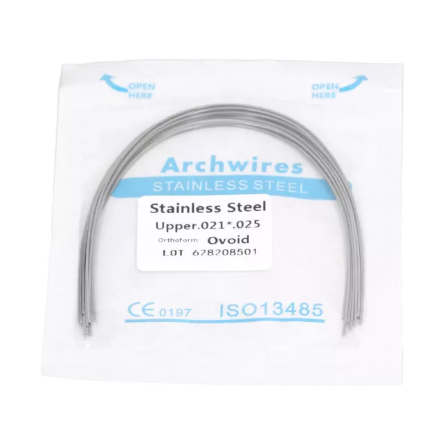 50pcs Dental Orthodontic Arch Wire Orthodontic Rectangular Arch Wire Zubehör CHP