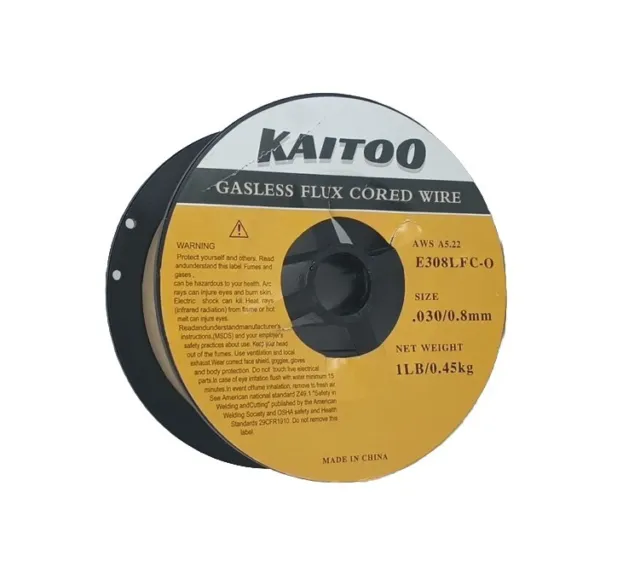 New Kaitoo Gasless Flux Cored Wire .030/0.8mm 1LB AWS A5.22
