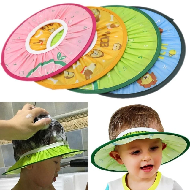 Protect Ear Shield Baby Shampoo Cap Bathing Hats Wash Hair Shield Bath Visor