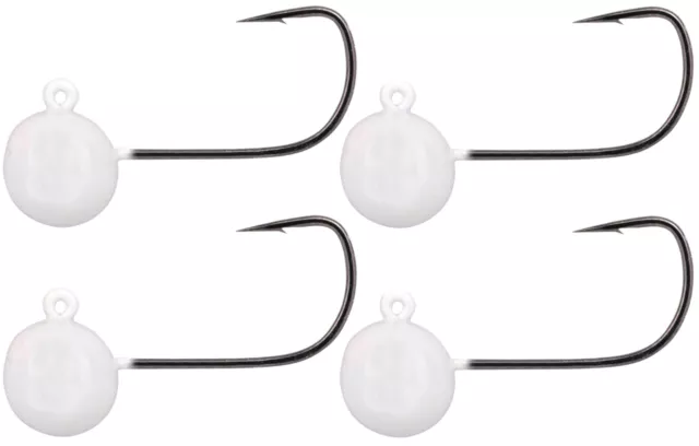 Spro Freestyle Jighaken für Softbaits Micro Jigs 29 Glow White, Jigheads, Haken