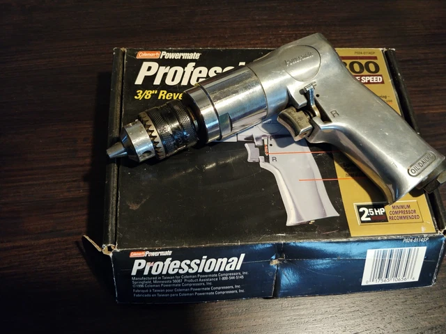Taladro De Aire Coleman Profesional Powermate 3/8 Reversible