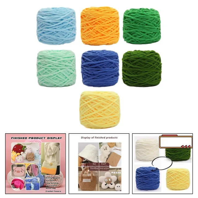 12pcs Yarn For Crocheting Clearance Hand Knitting Yarn Hat Yarn Sock Yarn