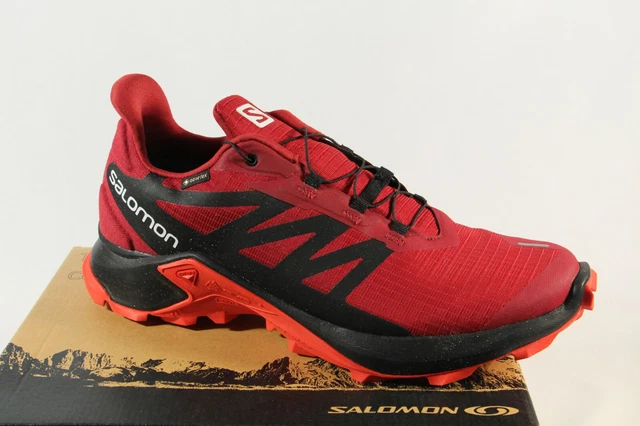 Salomon Supercross 3 GTX Trialrunning-Schuh Wanderschuh Outdoorschuh rot NEU!