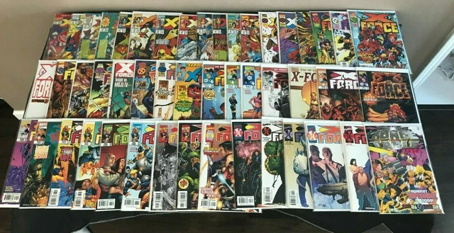 Huge Lot Set 48 Comics X-Force Rob Liefield Deadpool Domino Marvel