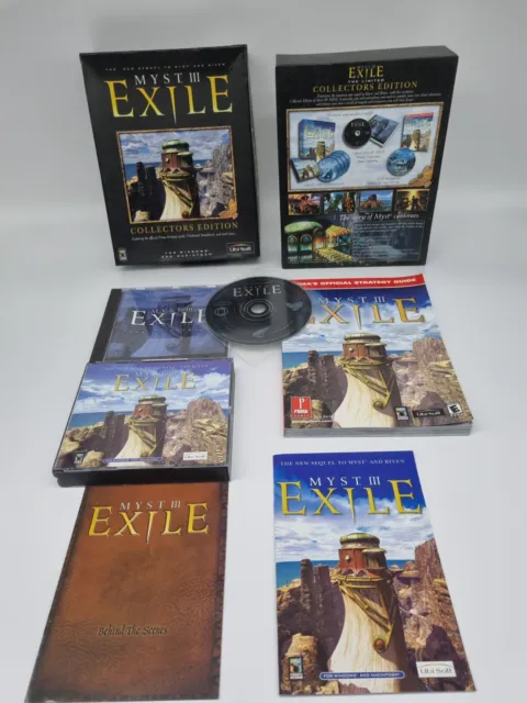 Myst 3 III Exile Collectors Edition PC CD-ROM Big Box Edition PAL
