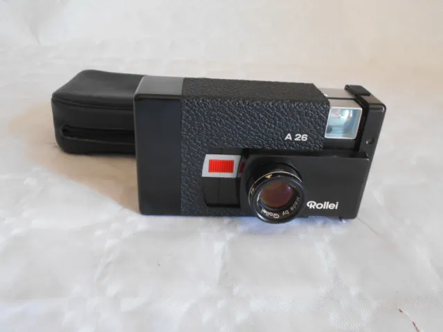 Rollei A26 compact 126 film camera with sonnar 3.5/40 lens working order