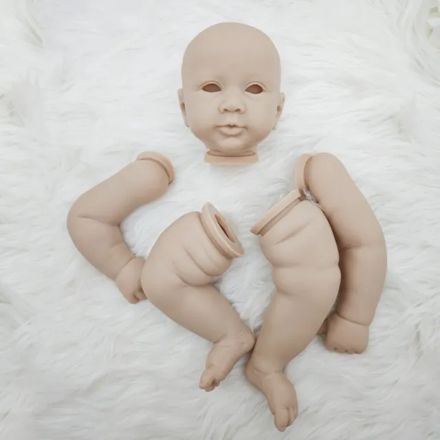 21" Unpainted Reborn Baby Doll Kit with COA Blank DIY Mold Lifelike Kits