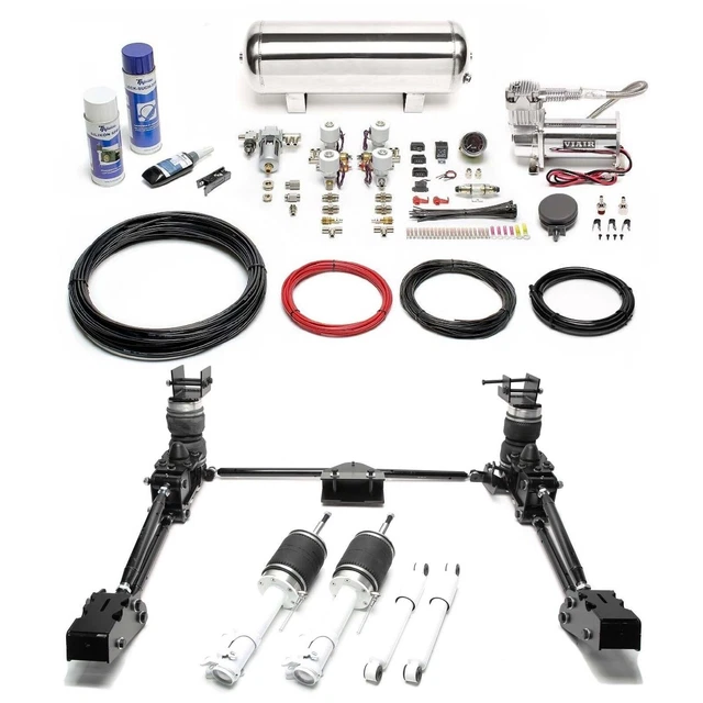 Ta technix Air Châssis Viair Compresseur Kit Argent pour Seat Inca VW Caddie 9K