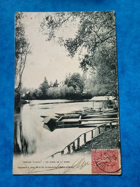 CPA - 77 CHELLES - Les Bords de la Marne
