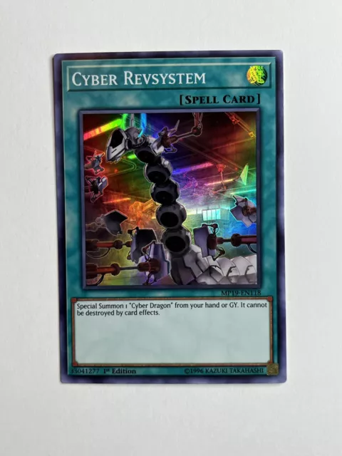 Yu-Gi-Oh! Cyber Revsystem MP19-EN118, 1st Edition, Super Rare, NM