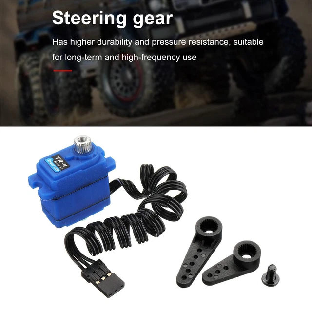 Servo Sterzo Per Auto RC Oumefar, Ricambio Per WLtoys 124016 124017 144010, Dimensioni 40x30x13mm, Plastica Resistente, Ingegneria Ad Alta Risposta