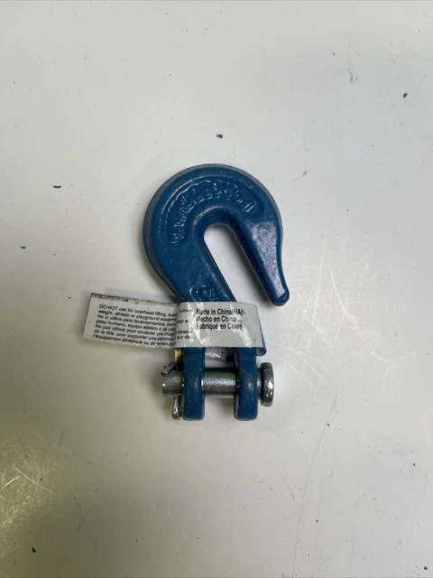 QTY 3 National Hardware N177-212 Blue Clevis Grad Hook Grade 43 1/4" 2600lb