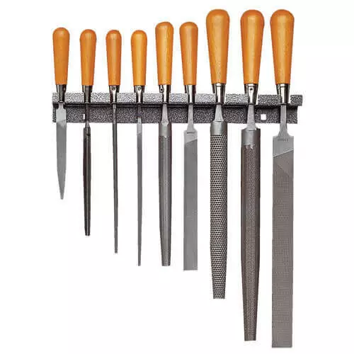 Facom 9 Piece Engineering Rasp and File Set