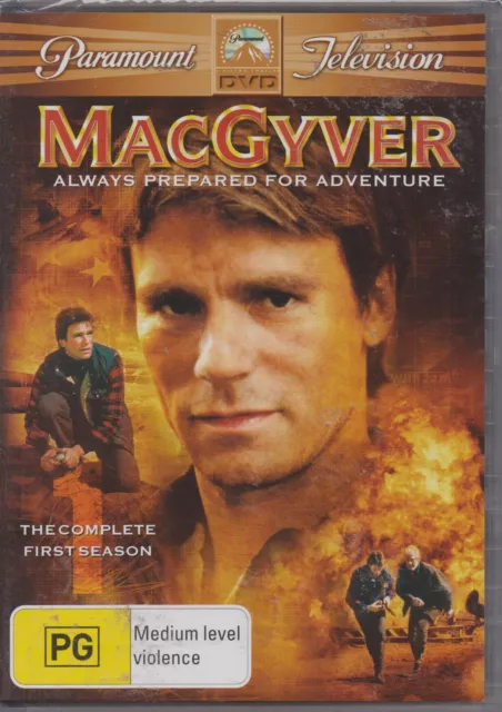 Macgyver Season 1 Dvd 5 Disc Box Set Region 4 Brand New And Sealed