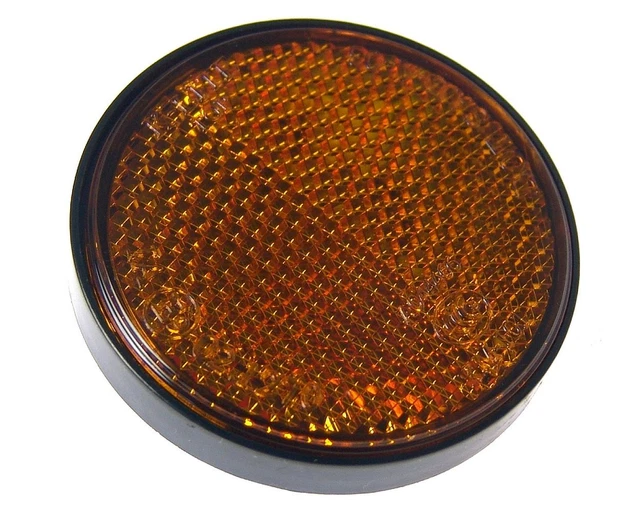 Réflecteur rond orange 60mm