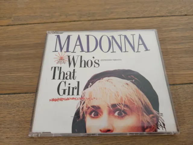 CD SINGLE MADONNA - Who's That Girl (Rare 80s 90s 1987)