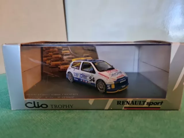 Renault Sport Clio Trophy Zepter N°54 Vesnic UH Universal Hobbies 1/43