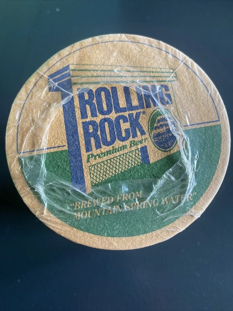 Premium Beer Vintage Rolling Rock Mountain Spring Water Coasters