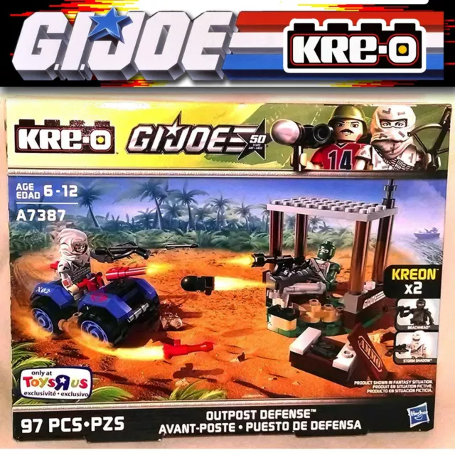 KRE-O GI JOE Outpost Defense vs Cobra Ferret ATV Hasbro 2013 Complete set