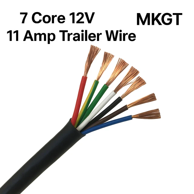 Cavo Multifilare MKGT 13 Core, 12V-24V, Per Roulotte, Caravan, Automotive E Marina - Foto 4