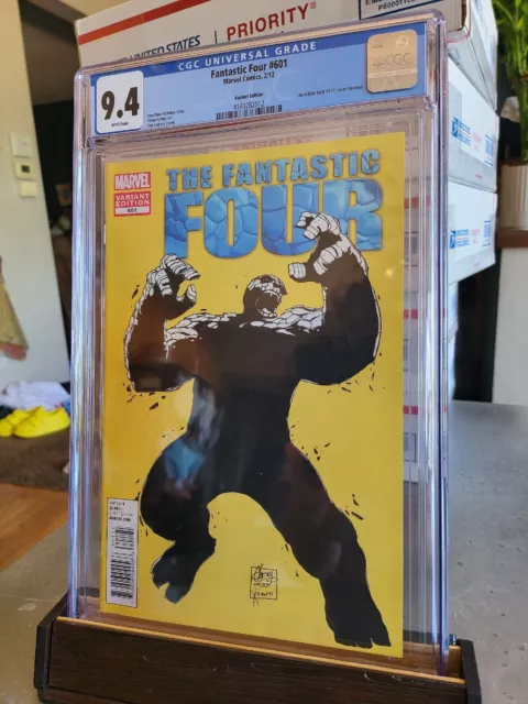 Fantastic Four #601 Variant - CGC 9.4 - Beautiful 1:50 Hulk 377 Homage - GHOST