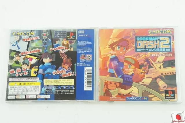 ROCKMAN DASH 2 Megaman PS1 CAPCOM Sony Playstation From Japan