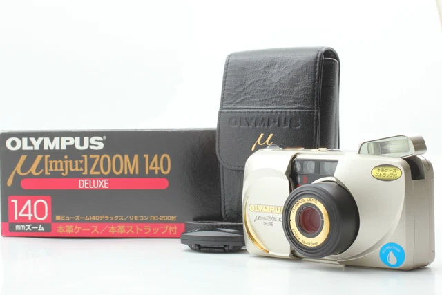 [Near MINT/BOX] Olympus Mju μ Zoom 140 Deluxe Point & Shoot Film Camera JAPAN