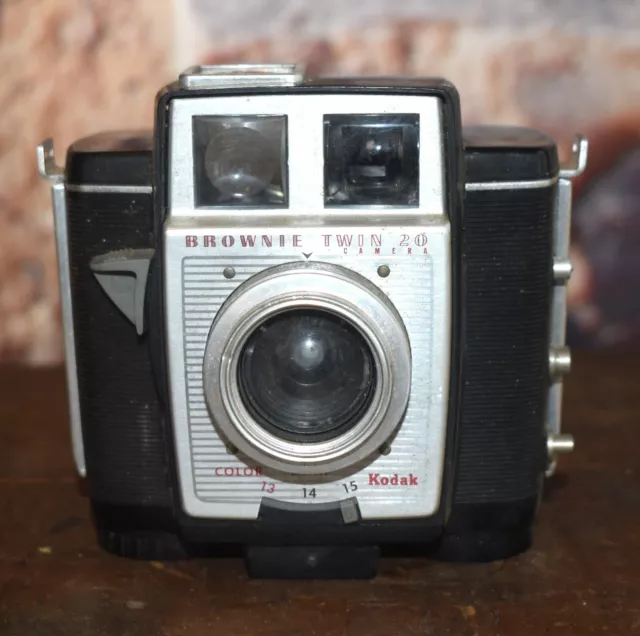 Vintage 1960s Kodak Brownie Twin 20 Color Film Camera