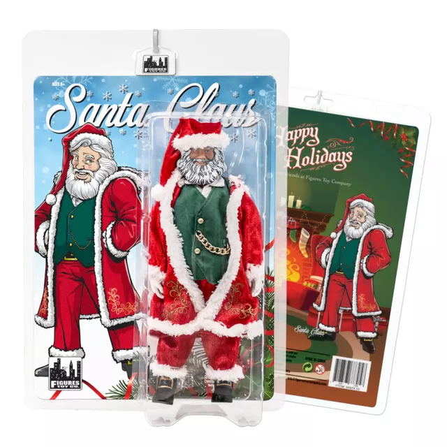 Santa Claus 8 Inch Retro Action Figure [2018 Edition]