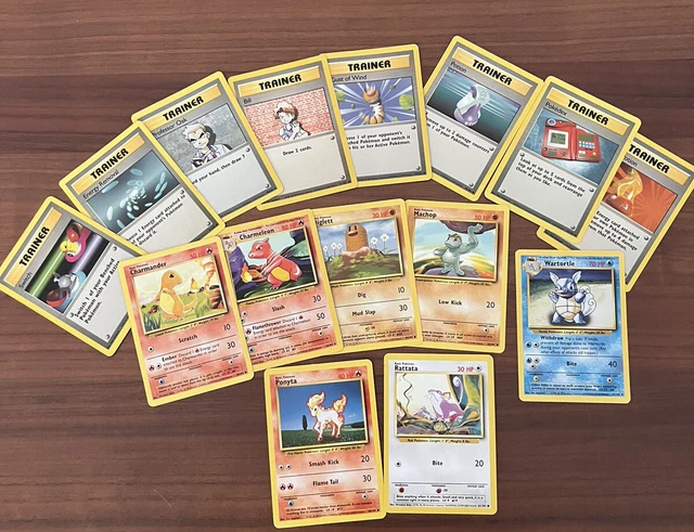 Pokemon Base POKÉMON BASE SET Bundle 1999 WOTC X15 Cards No Duplicates £8.00 ...