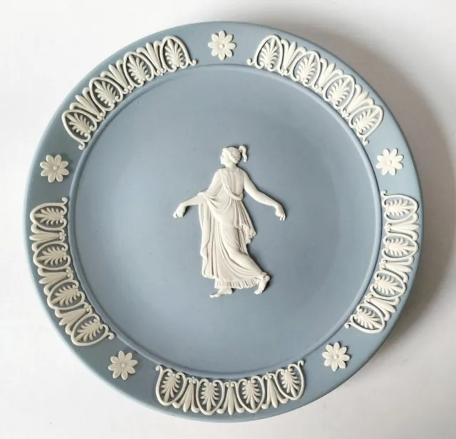 Wedgwood Jasperware Azul Bailarín Horas Placa Afrodita