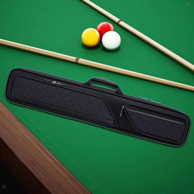 Étui pour queues de billard - Sac de transport portable pour queues de billard, rangement pour cannes à snooker/billard 1/2 longueur. Parfait pour chaque joueur de billard Étui pour queues de billard - Sac de transport portable pour queues de billard, rangement pour cannes à snooker/billard 1/2 longueur. Parfait pour chaque joueur de billard