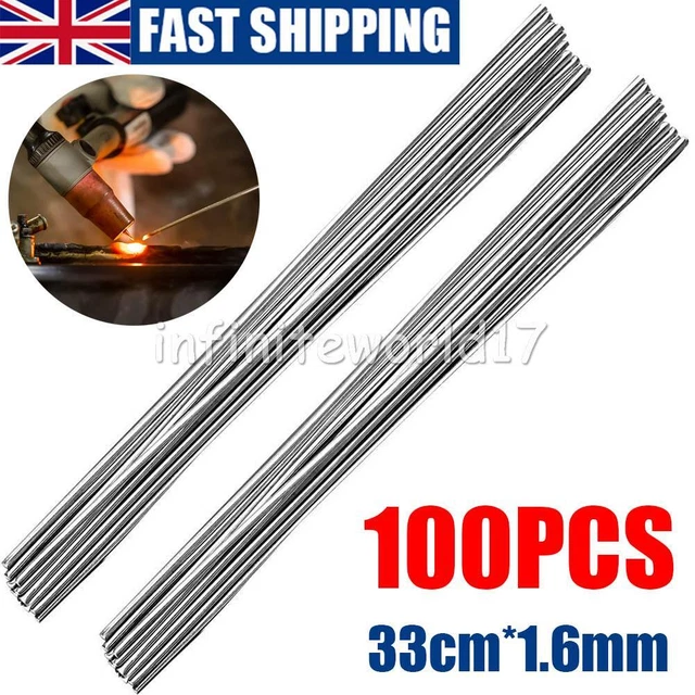 100PCS ALUMINIUM WELDING Rods Wire Brazing Easy Melt Solder Low