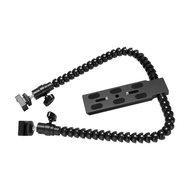 Flexible Dual Arm Hot Shoe Flash Bracket Mount Holder for   Pentax Macro9879