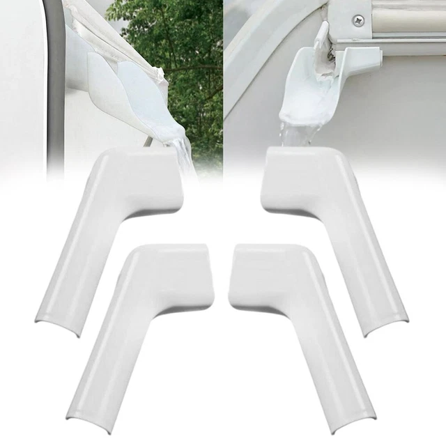 Gouttière Autocollante En TPE Forme J – 10 M Noir, Pour Camping-car, Voiture, Bateau