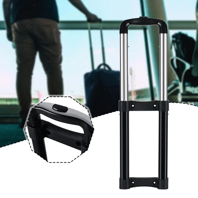 Poignée De Remplacement Pour Valise - 20 Cm - Plastique Noir Ergonomique Antidérapant - Pour Valise, Mallette, Coffre - Installation Facile Avec Vis