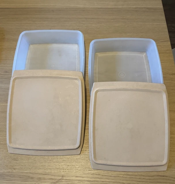 Lot de 2 Pichets Rafraîchiseurs - Art déco - Verre Massif - Vintage